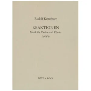 Kelterborn, R.: Reaktionen