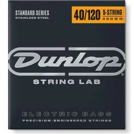 Corde Basso Dunlop DBS40120 Stainless Steel, Light Set/5 40-120 | Cavalli Musica