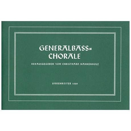 Generalbaß-Choräle