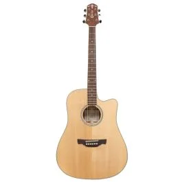 Chitarra Acustica Elettrificata Crafter DE-6 cutaway natural
