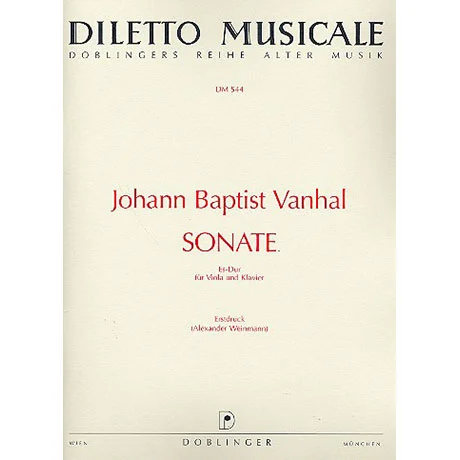 Vanhal, J. B.: Violasonate Es-Dur