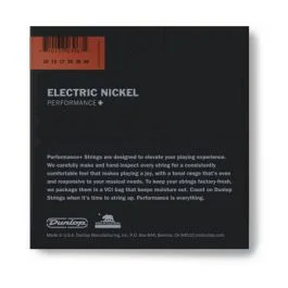Dunlop den1046 nickel plated steel, medium, set/6