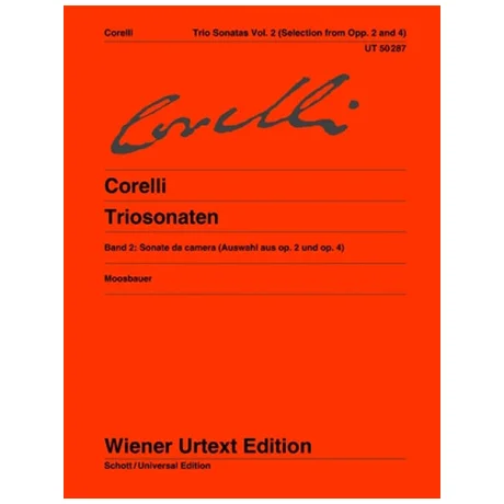 Corelli, A.: Triosonaten Band 2 (Auswahl aus Op. 2 & Op. 4)