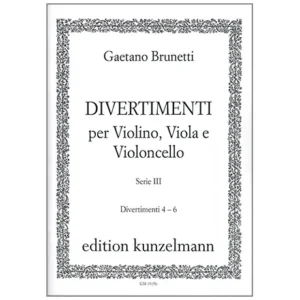 Brunetti, G.: Divertimenti 4-6