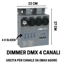 Dimmer Showtec DIM-4LC 4 canali