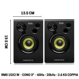Coppia Monitor Hercules DJ MONITOR 32 3″ 30w
