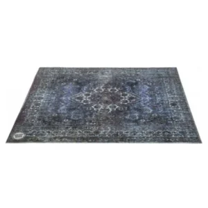 DRUM’N’BASE VP130-BLU – VINTAGE PERSIAN STAGE / DRUM MAT 1.30 X 0.90M ANTI-SLIP – BLUE