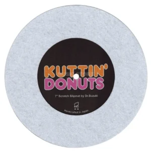Dr. Suzuki 7″ Kuttin Donuts Slipmat – white