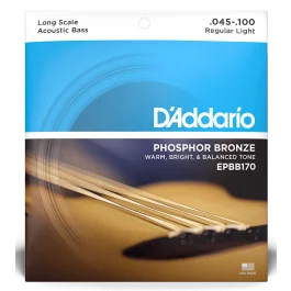 D’Addario EPBB170 Acoustic Bass Strings Set 45-100