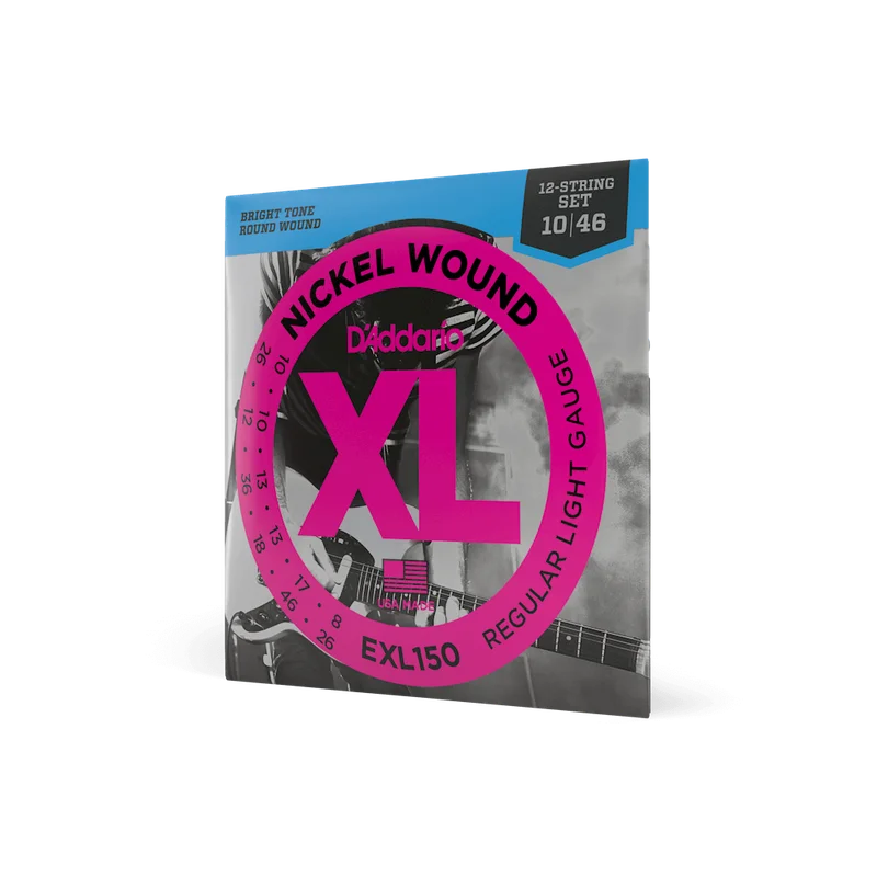 D’ADDARIO EXL150 MUTA DI CORDE PER CHITARRA ELETTRICA 12 CORDE EXL150