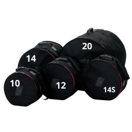 Tama DSS50S Set borse batteria 5pz 20/10/12/14/14 coloe nero