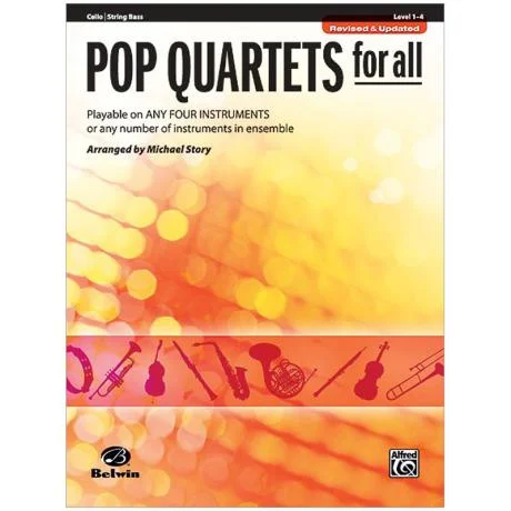 Pop Quartets for All (Cello/Bass)