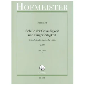 Sitt, H.: Schule der Geläufigkeit Op. 135 Band 3