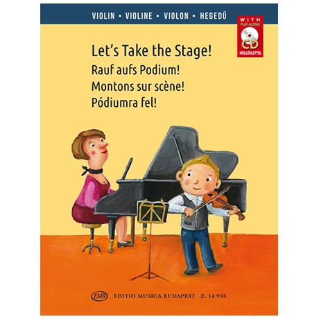 Soós, A.: Let’s Take the Stage! – Rauf auf’s Podium! (+CD)