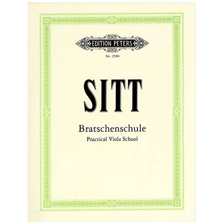 Sitt, H.: Praktische Bratschenschule