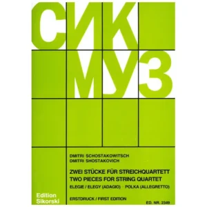 Schostakowitsch, D.: 2 Stücke für Streichquartett