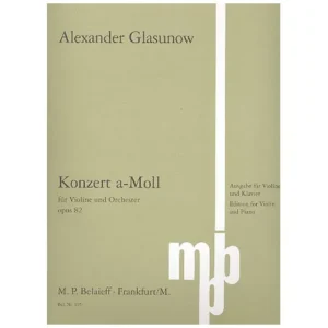 Glasunow, A.: Violinkonzert Op. 82 a-Moll