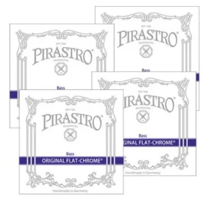 ORIGINAL FLAT-CHROME Corde per contrabbasso SET di Pirastro