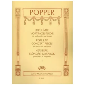 Popper, D.: Berühmte Vortragsstücke Band 1