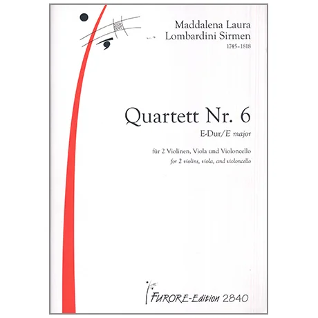 Lombardini-Sirmen, M. L.: Quartett Nr.6 E-Dur