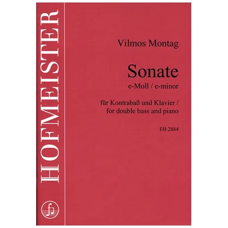 Montag, V.: Kontrabasssonate e-Moll
