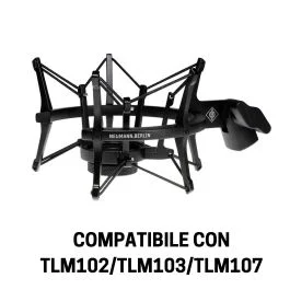 Supporto Microfono Neumann per TLM102/TL103/TLM107 black