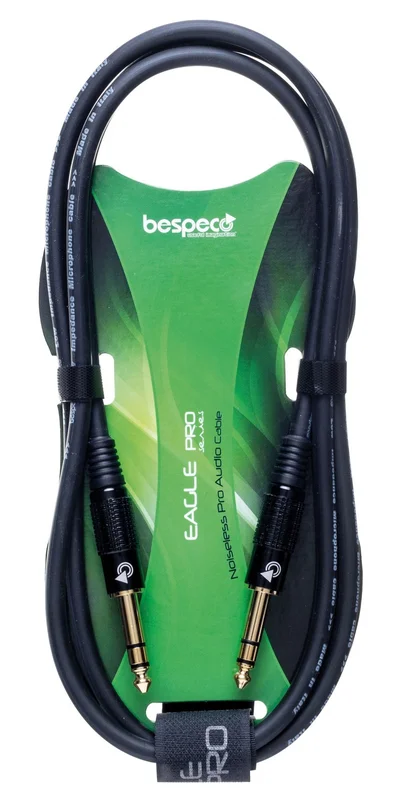 BESPECO EASS300 CAVO BILANCIATO STEREO JACK/JACK TRS 6,3 MM LUNGHEZZA 3 MT EASS-300