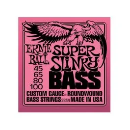 Corde Basso Elettrico Ernie Ball EB2834 Slinky bass Super 045-100