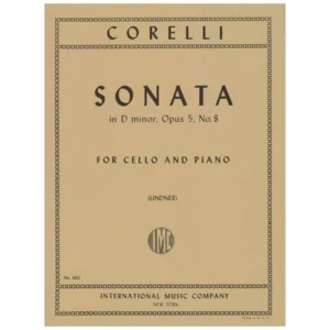 Corelli, A.. Violoncellosonate Op. 5/8 D-Dur