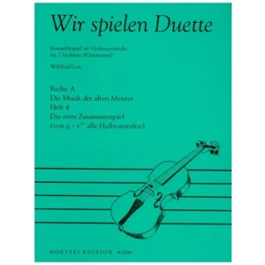 Lutz, W.: Wir spielen Duette Reihe A Band 4