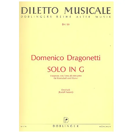 Dragonetti, D.: Solo G-Dur