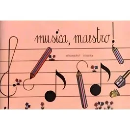 Quaderno pentagrammato Musica, maestro!4 pentagrammi