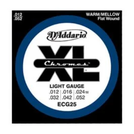 Daddario ecg25 chromes light 12-52