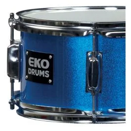 Eko Drums ed-100 drum kit metallic blue – 3 pezzi