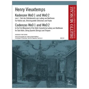 Vieuxtemps, H.: 2 Kadenzen zum Beethoven Violinkonzert