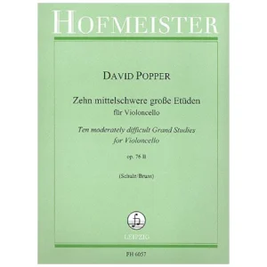 Popper, D.: 10 mittelschwere große Etüden Op.76,2