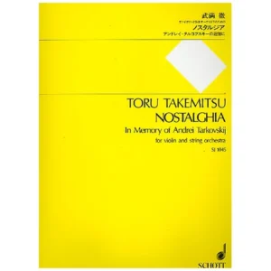 Takemitsu, T.: Nostalghia