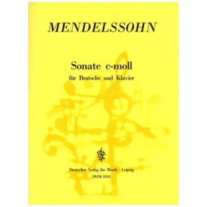 Mendelssohn Bartholdy, F.: Violasonate c-Moll