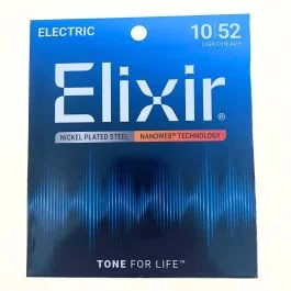 Corde elettrica Elixir 12077 nanoweb light heavy 10-52