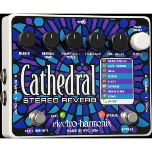Electro Harmonix Cathedral Stereo Reverb Guitar Effects Pedal