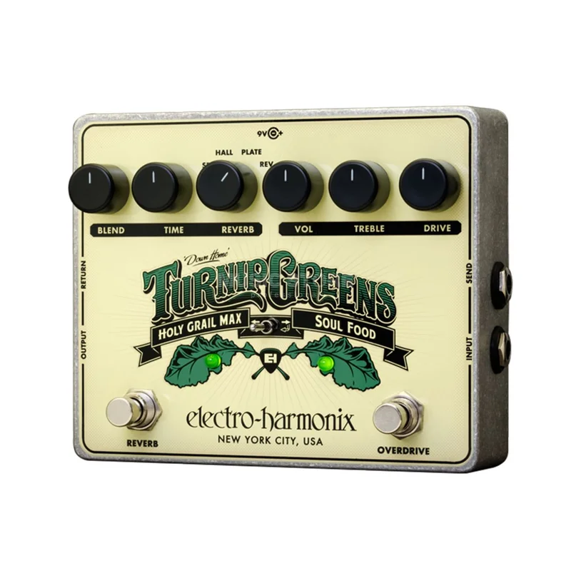 Electro Harmonix Turnip Greens Reverb/Overdrive Holy Grail/Soul Food