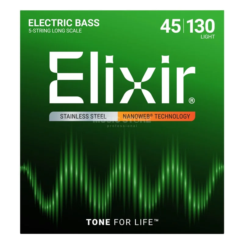 Elixir 14777 Bass Strings 45-130