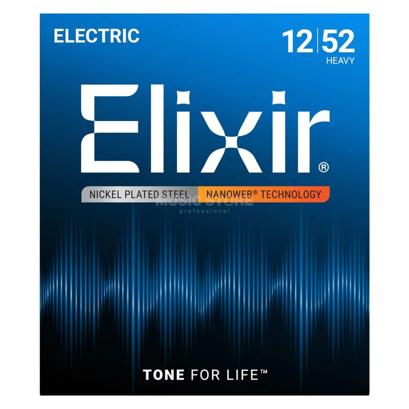 Elixir E-Guitar Strings 12-52 12152 Nanoweb