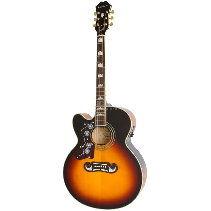 Epiphone EJ200SCE Lefthand VS Limited Vintage Sunburst