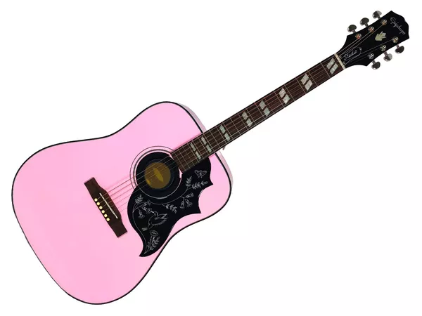 EPIPHONE Hummingbird Studio Pink