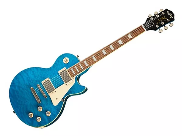 EPIPHONE Les Paul Standard ’60s Quilt Top Limited – Translucent Blue