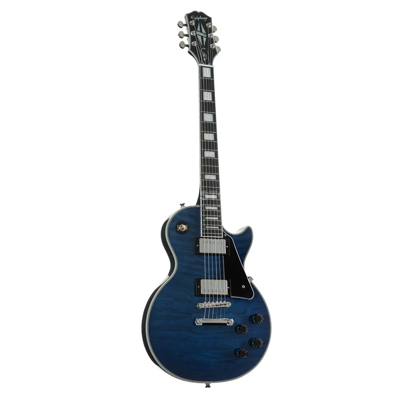 Epiphone Les Paul Custom Quilt Viper Blue