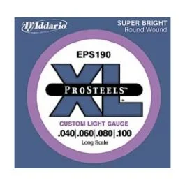 Daddario eps190 prosteels long scale 40-100
