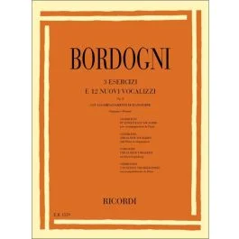 Bordogni 3 esercizi e 12 nuovi vocalizzi
