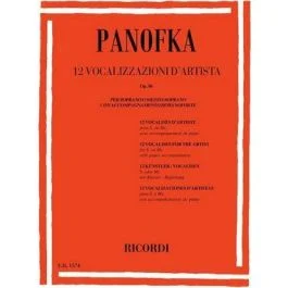 Panofka 12 vocalizzi op.86 per soprano o mezzosoprano